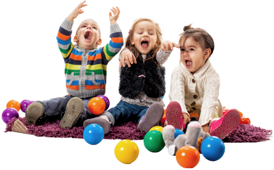 Happy children at Three Little Birds nursery